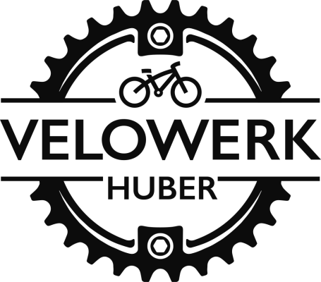 Hauptlogo, Quittungen (s/w), Klebeetiketten (s/w), Gutscheine Velowerk Huber